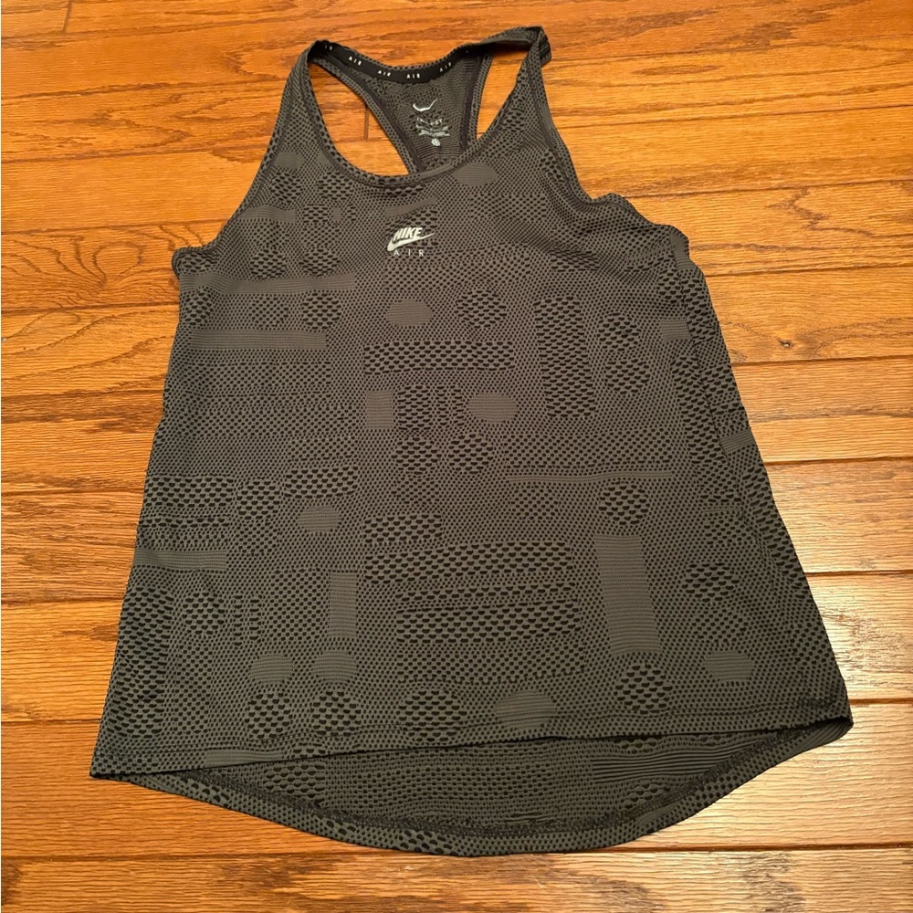 Jordan Women's Gray Patterned Tank Top